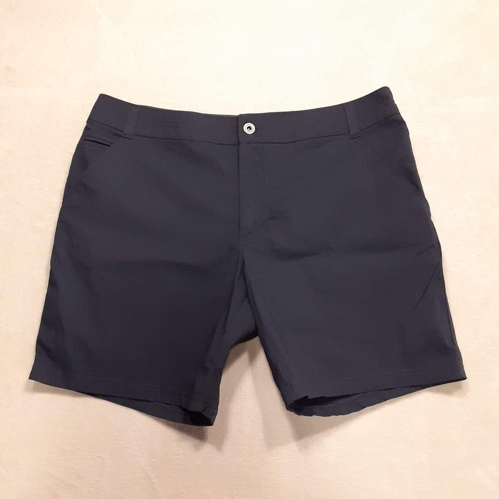 Kuhl Mens Resistor Lite Chino Shorts 38 Blue 8" Inseam UPF-50 Style 5205